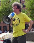 Backwards Walk Against Climate Change Manchester